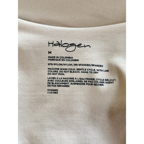 Halogen Tan Camisole Dress Slip Nylon Spandex Adjustable Straps - Picture 7 of 7